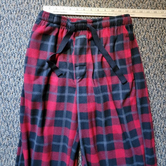Perry Ellis Portfolio Red Plaid Flannel Sleep Pants Size Medium - Picture 5 of 8